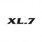 Suzuki XL.7, decals stickers