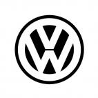 Volkswagen logo, decals stickers