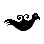 Bird design, decals stickers