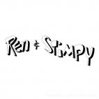 Ren and Stimpy Rare logo, decals stickers
