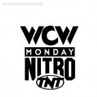 Wrestling WCW Monday nitro TNT, decals stickers