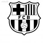 FC Barcelona football team, decals stickers