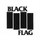 Black Flag band music, decals stickers