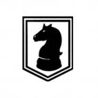 Chess Black Knight, decals stickers