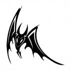 Angry bat, decals stickers