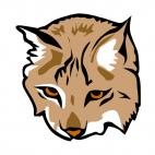 Lynx face, decals stickers