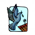 dove flying, decals stickers