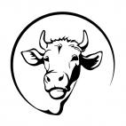 Cattle symbol, decals stickers