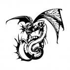 Dragon, decals stickers