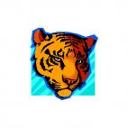 Tiger face, decals stickers