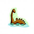 Stegosaurus in water, decals stickers