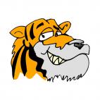Tiger smiling, decals stickers