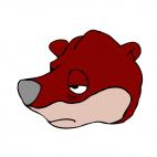 Sad bear, decals stickers