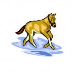 Running horse, decals stickers