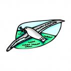 Gull flying, decals stickers