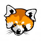 Fox face, decals stickers