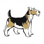Terrier, decals stickers