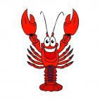 Happy lobster, decals stickers