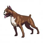 Bulldog terrier, decals stickers