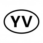 Yakima Valley sign, decals stickers