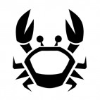 Crab logo, decals stickers