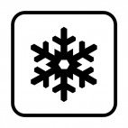 Snow sign, decals stickers
