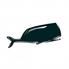 Whale sketch, decals stickers