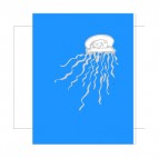 Jellyfish underwater, decals stickers