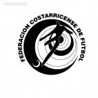 Federation costarricense de futbol team, decals stickers