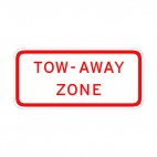 Two away zone sign, decals stickers