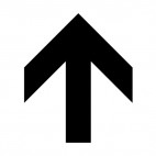 Up arrow sign, decals stickers