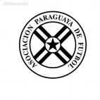 Asocacion paraguaya de futbol soccer team, decals stickers