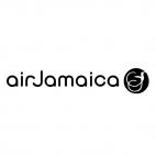 Air Jamaica logo, decals stickers