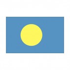 Palau flag, decals stickers