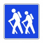 Hiking sign, decals stickers