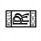 Rolls Royce logo, decals stickers