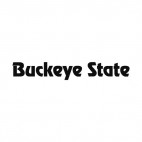 Buckeye state Ohio state, decals stickers