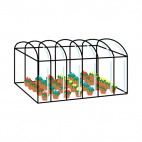 Greenhouse with flowers, decals stickers