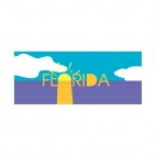 Florida state, decals stickers