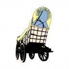 Covered Wagon, decals stickers