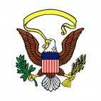 United States eagle logo, decals stickers
