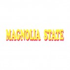 Magnolia state Missisippi state, decals stickers