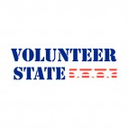 Volunteer State Tennessee state, decals stickers