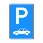 Car parking sign, decals stickers