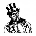 United States Uncle Sam picture, decals stickers