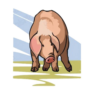 Pig with big ears listed in more animals decals.
