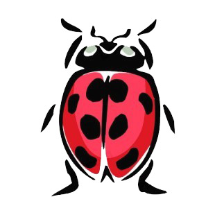 Labybug listed in more animals decals.