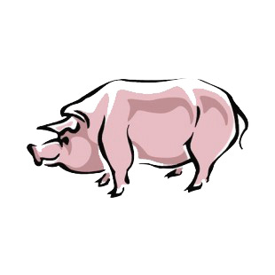 Pig listed in more animals decals.