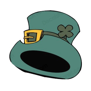 Irish hat listed in saint patrick's day decals.