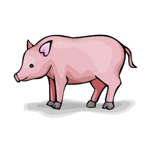 Pig listed in more animals decals.